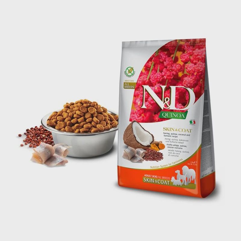 Farmina N&amp;D Dog Quinoa Skin &amp; Coat Herring | Mini 2.5kg