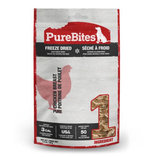 PureBites Chicken Breast Freeze Dried Dog Treats  1.4 oz