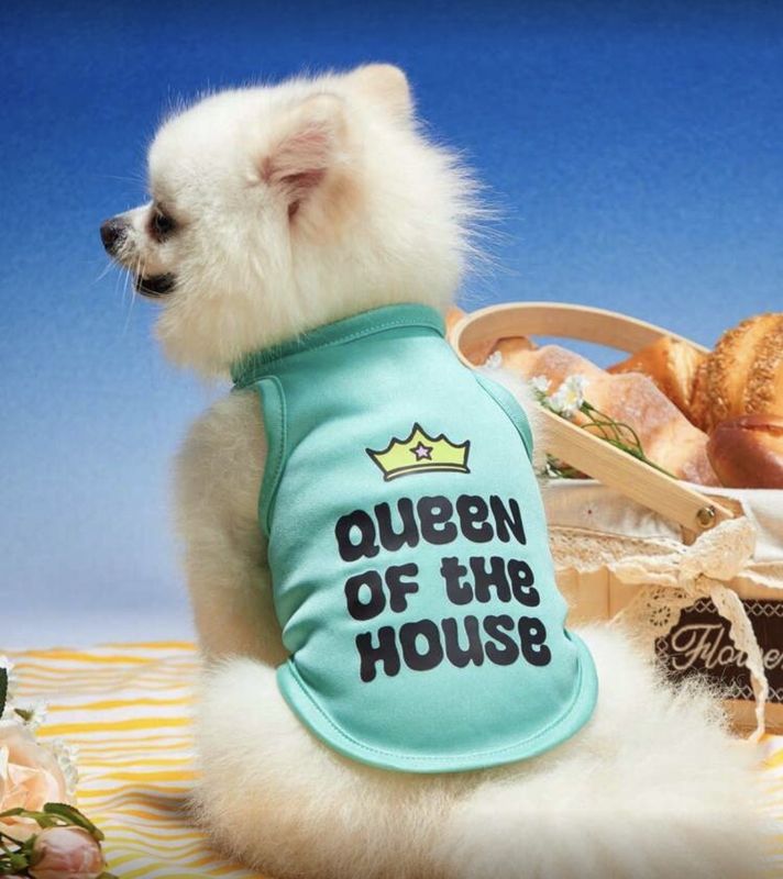 Crown Printed Summer Tank Tops Vest Style - Cats &amp; Dogs