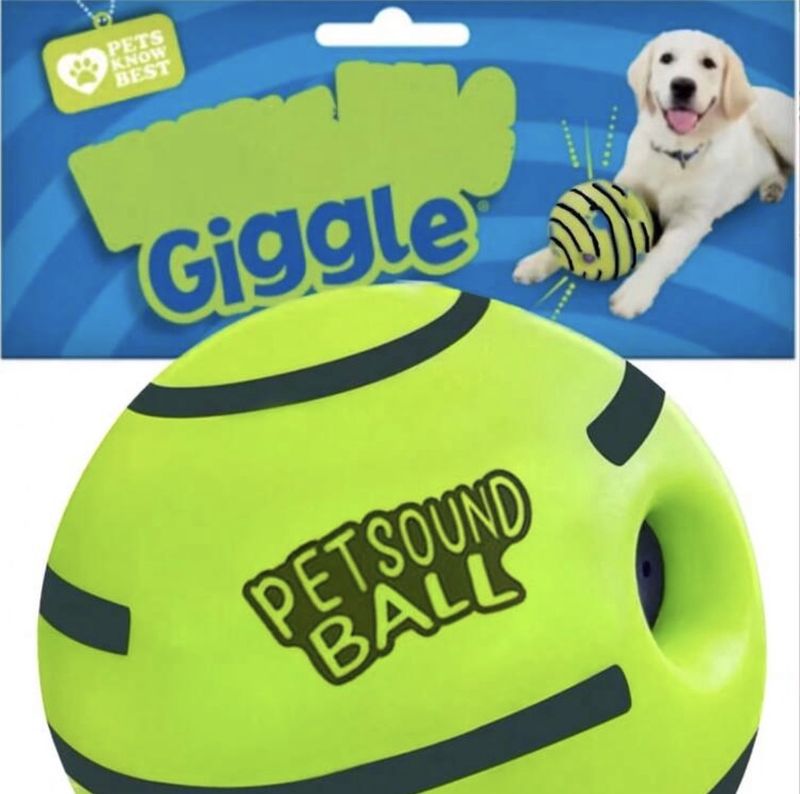 Pet Interactive Giggle Ball, IQ Training Ball, Chew Touching Toy