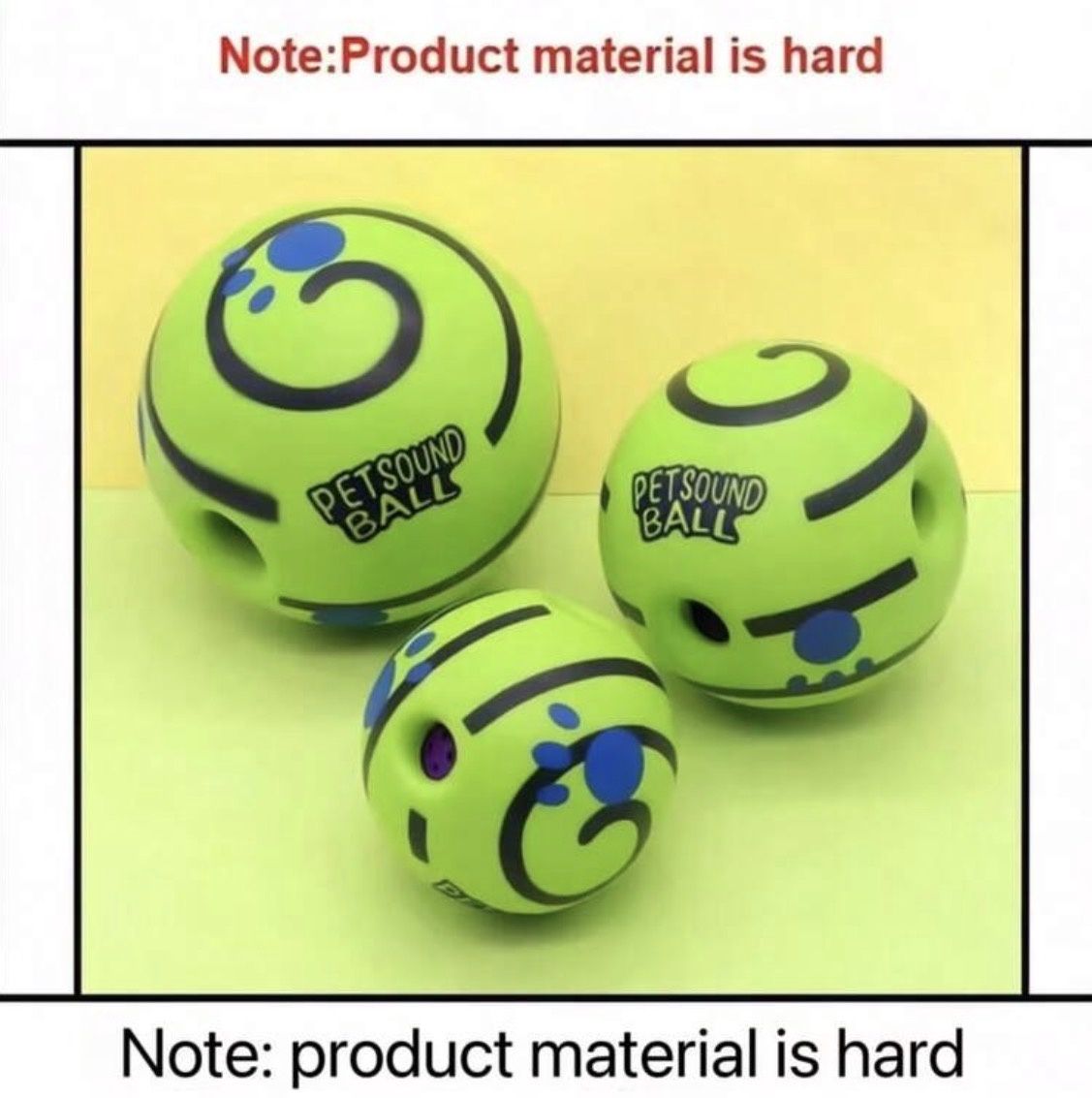 Pet Interactive Giggle Ball, IQ Training Ball, Chew Touching Toy, Size: Small