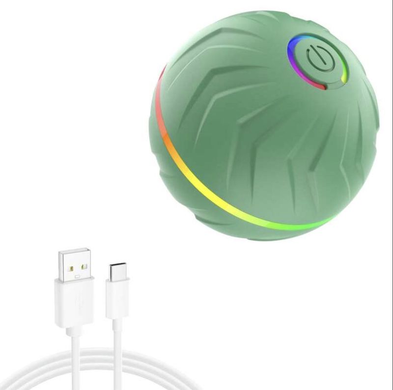 Gravity Intelligent Rolling Electric Ball, USB Charging Cable, Sturdy &amp; Durable for all Size Dogs