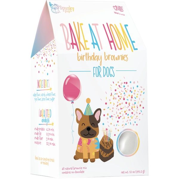 Spunky Pup Bake at Home Birthday Brownies 12OZ