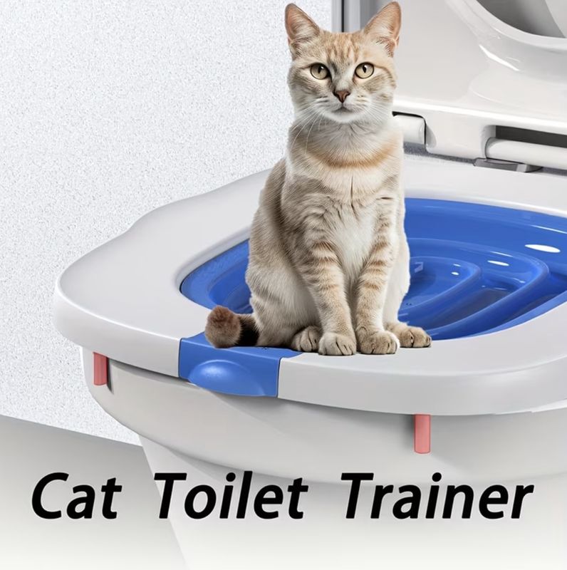 Cat Training Toilet Seat with Non-Slip Clip