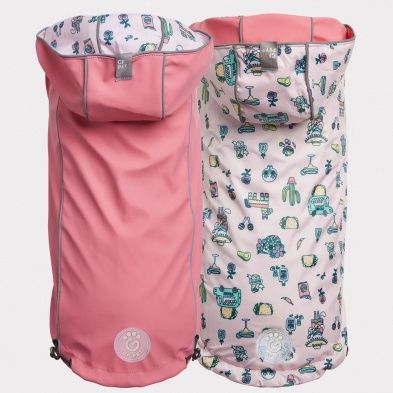 GF PET - REVERSIBLE RAINCOAT - PINK - SIZE XL