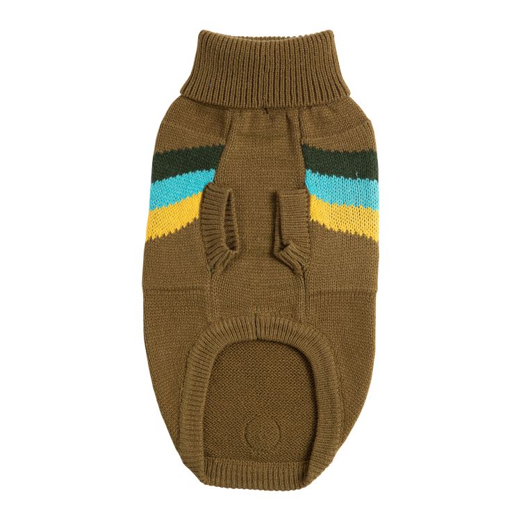GF PET - ALPINE SWEATER - DARK KHAKI - Size Large