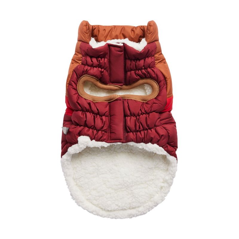 GF PET - ELASTO-FIT RETRO PUFFER - DARK RED - XS