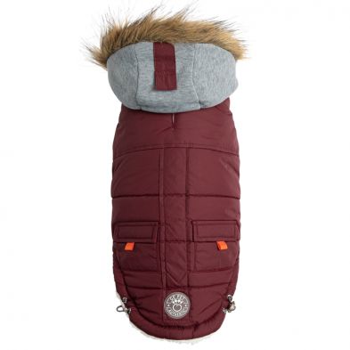 GF PET - WINTER SAILOR PARKA - BURGUNDY - SIZE LARGE