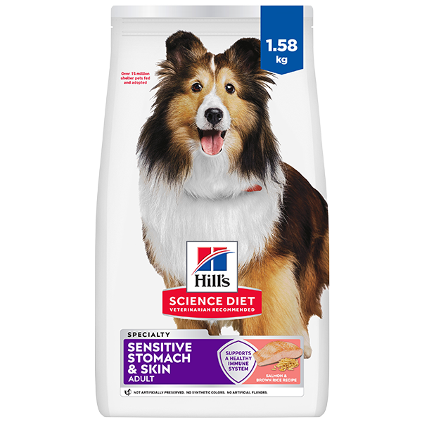 Hill's Science Diet Dog Adult Senstive Stm&amp;Skn Salmon 3.5lb