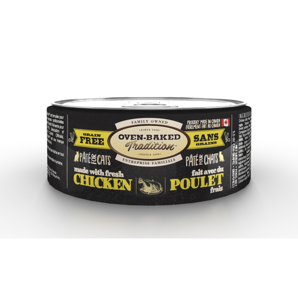 Oven-Baked Tradition Cat Adult Chicken Pate 5.5 oz 24/Case