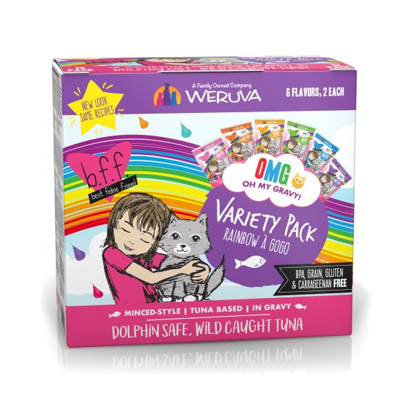 BFF Cat OMG Rainbow A Gogo Variety Pack 3Oz