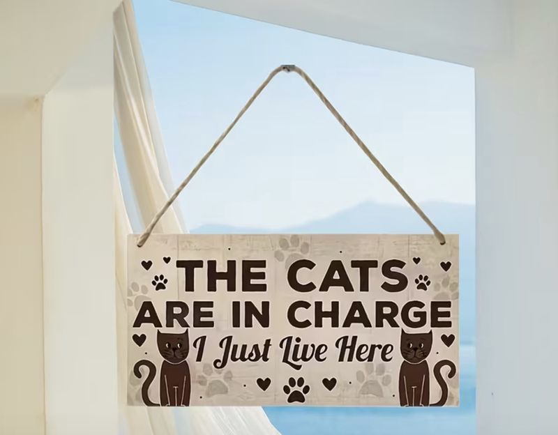 Gate Board Signs for Beware Of Dogs &amp; Cats
