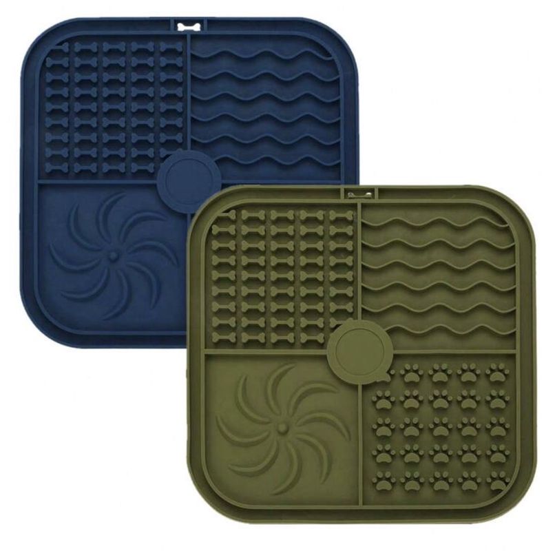 Slow Feeder Lick Mat with Suction Cup
