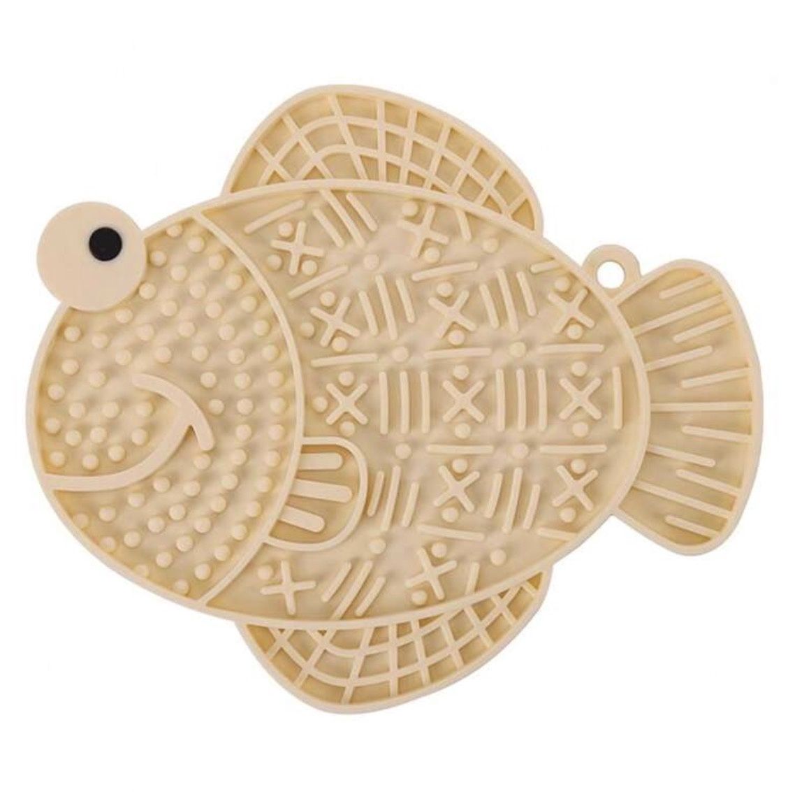 Slow Feeder Lick Mat with Suction Cup, Style: Yellow Fish