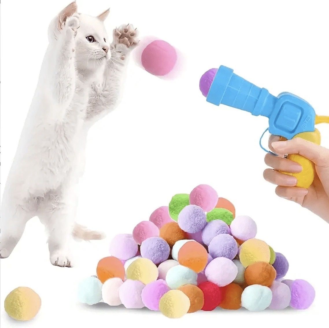 Interactive Launching Gun for Cats