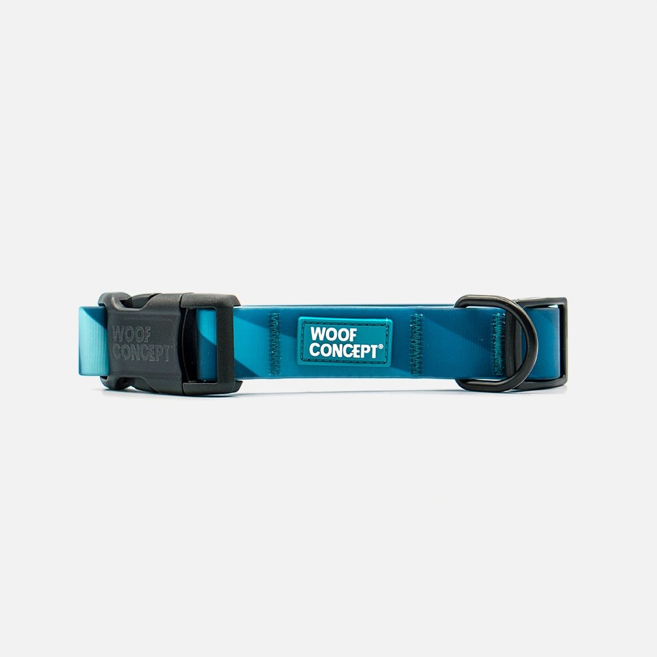 Woof Concept Waterproof Aqua Dog Collar Medium-Riptide pattern