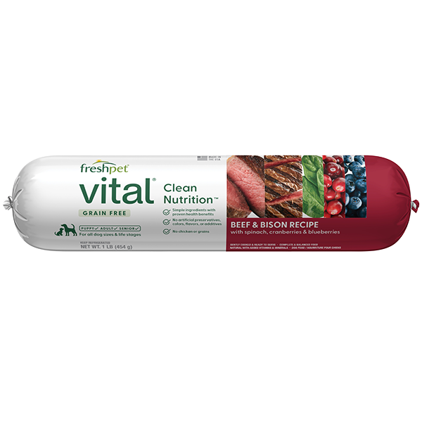 Freshpet Vital Dog GF Beef &amp; Bison 1 lb