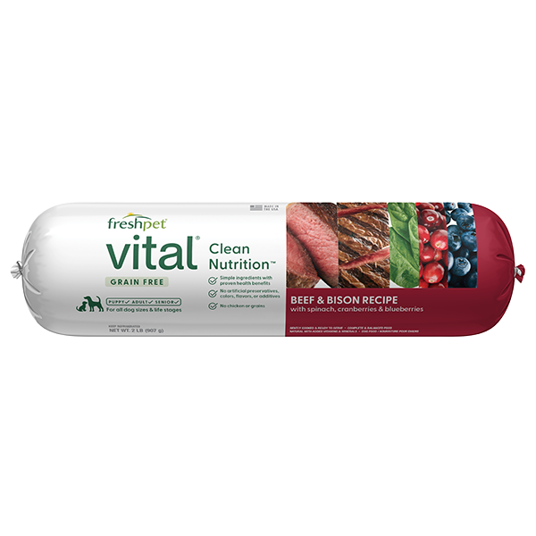 Freshpet Vital Dog GF Beef &amp; Bison 2 lb