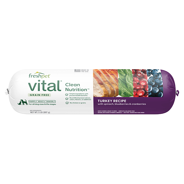 Freshpet Vital Dog GF Turkey 2 lb