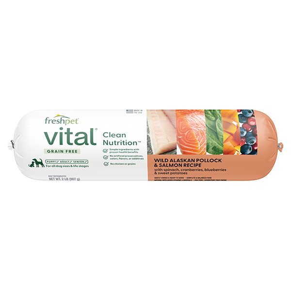 Freshpet Vital Dog GF Salmon &amp; Ocean White Fish 2 lb