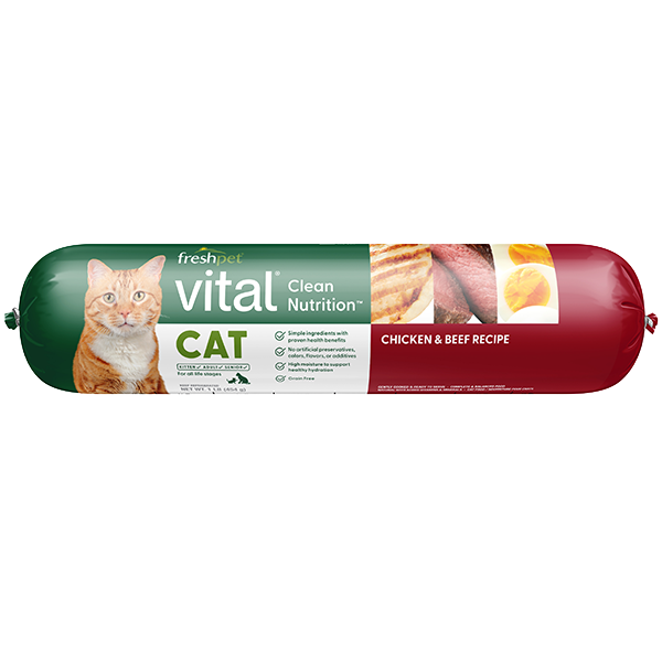 Freshpet Vital Cat GF Chicken &amp; Beef Roll 1 lb