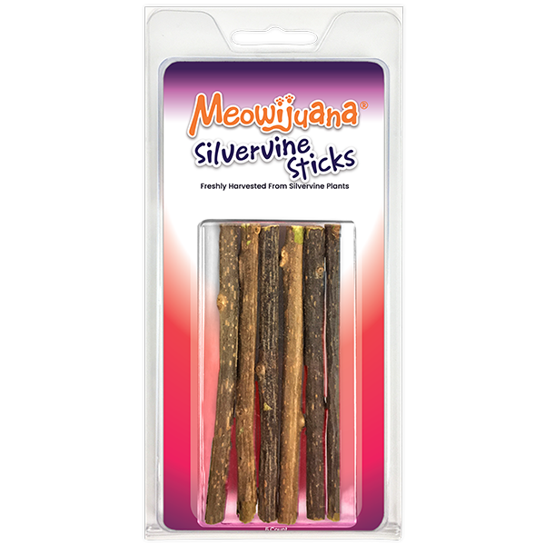 Meowijuana Cat Silvervine Stick 6pk