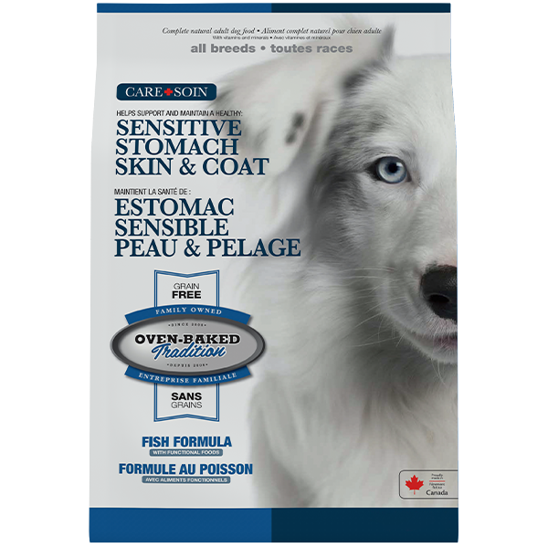 Oven-Baked Tradition Dog Sensitive Stomach Skin &amp; Coat GF Fsh 4lb