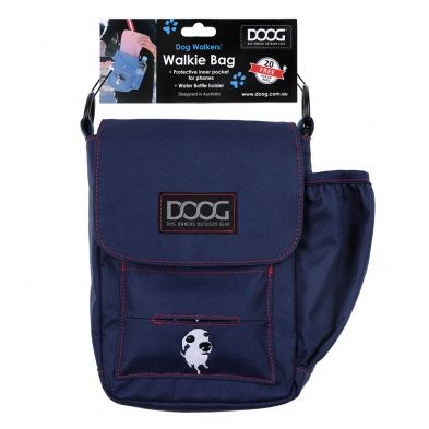 DOOG Shoulder Bag Navy with Red without Belt
