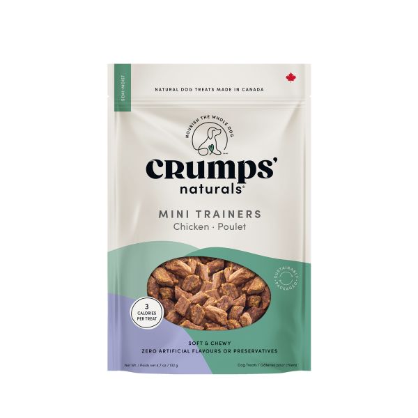 Crumps' Naturals Dog Mini Trainers Semi-Moist Chicken 132g