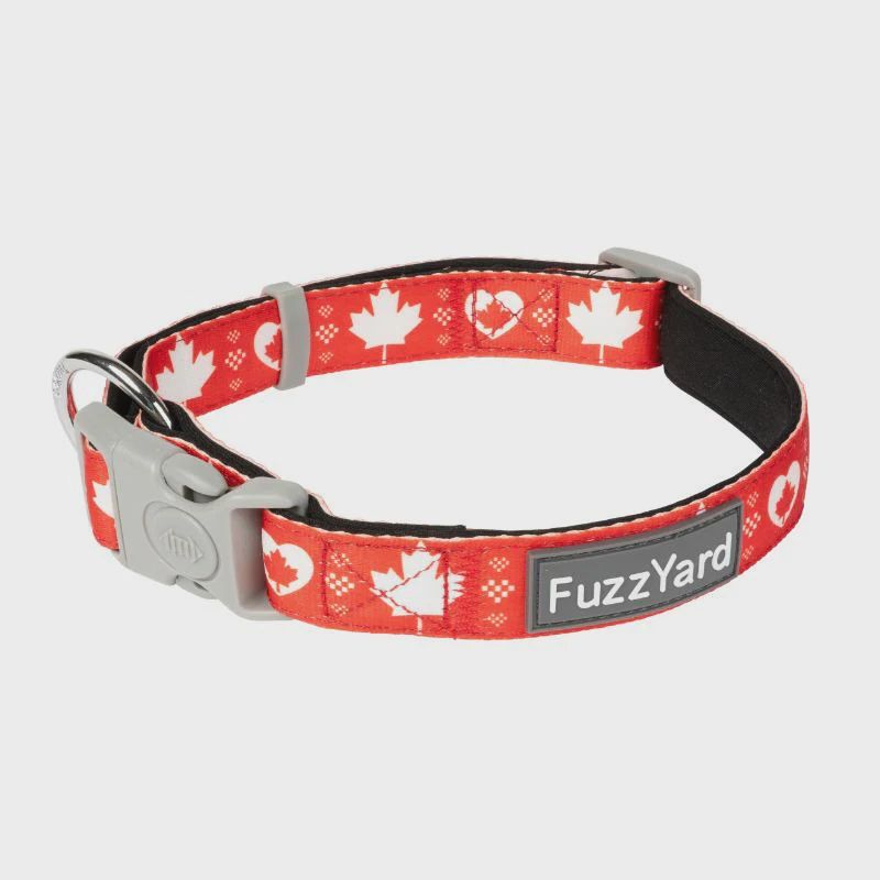 FuzzYard - Dog Collar - Maple Fair Isle - Size M
