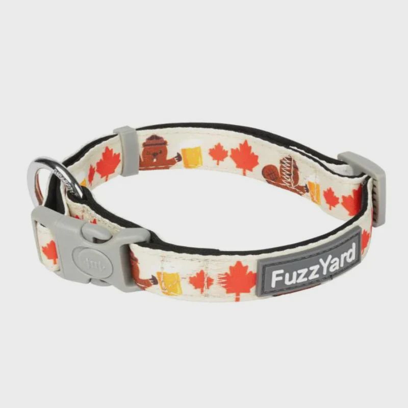 FuzzYard - Dog Collar - Beaver Brew - Size L