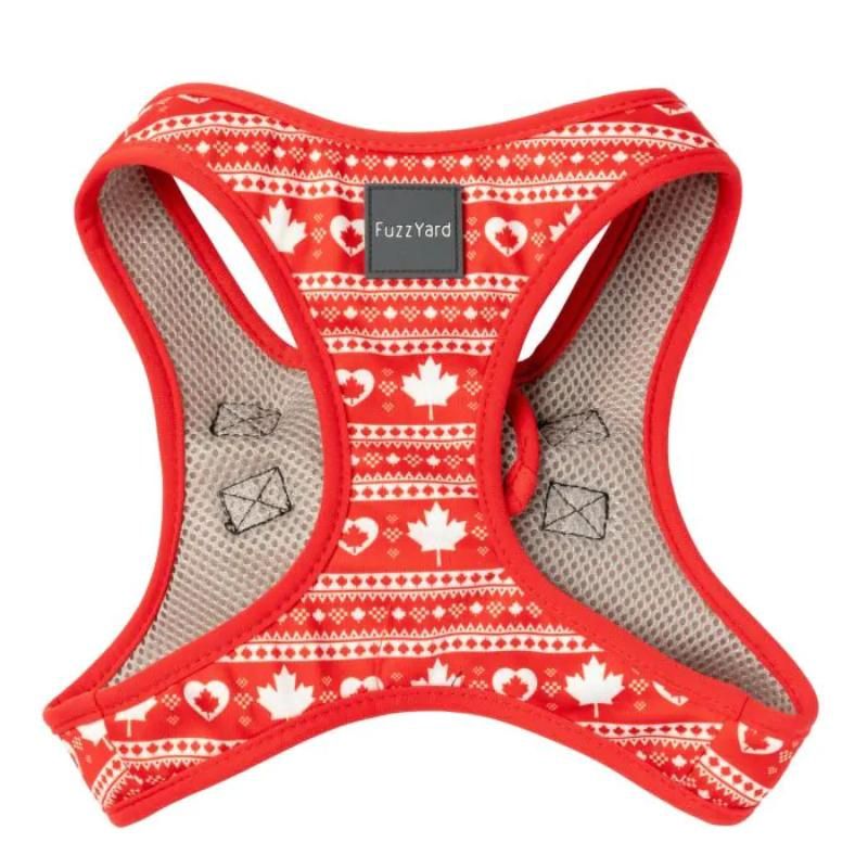 FuzzYard - Step In Harness - Maple Fair Isle - Size XS