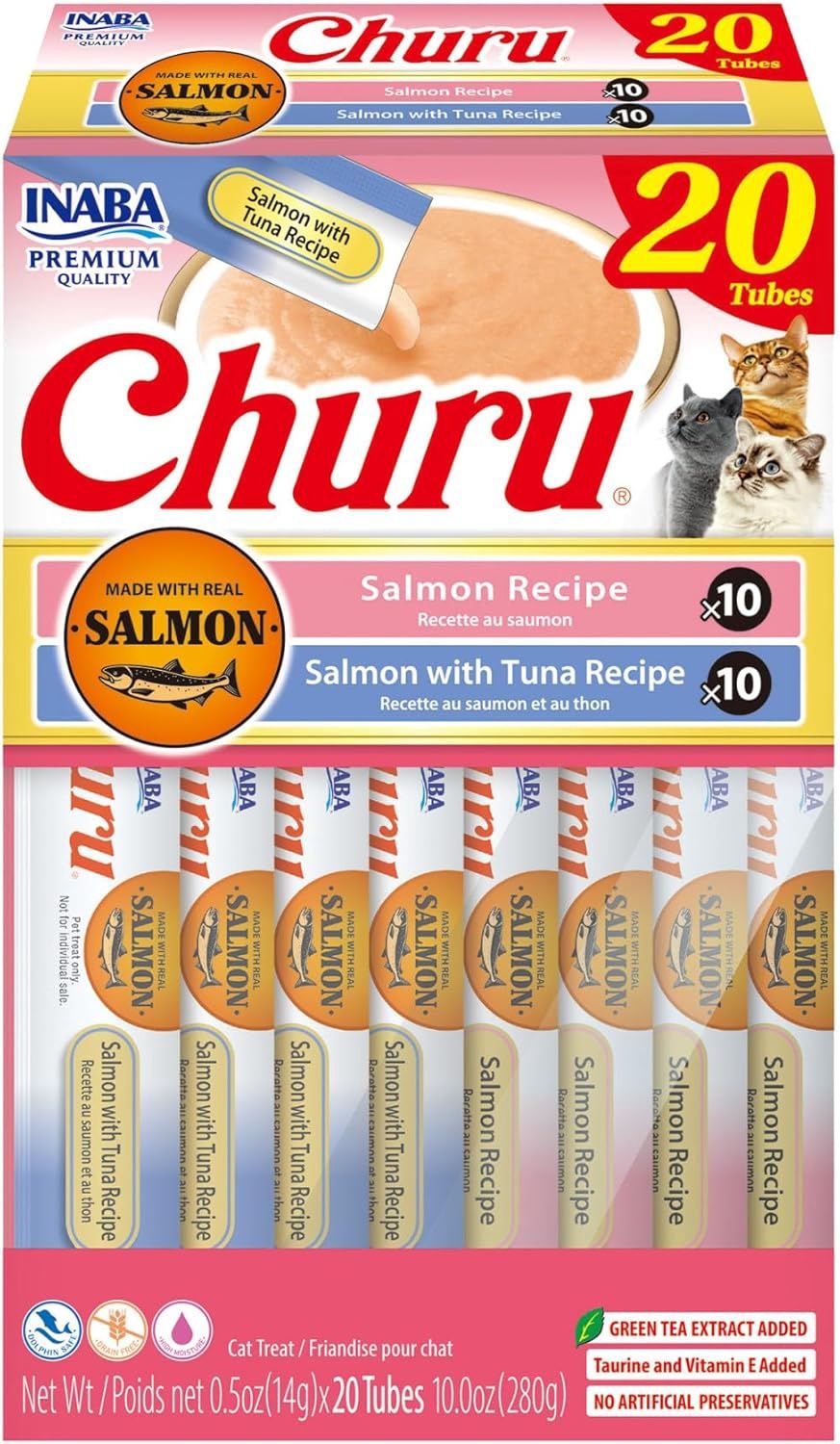 Inaba Churu Salmon Variety BOX 20pk | 10oz