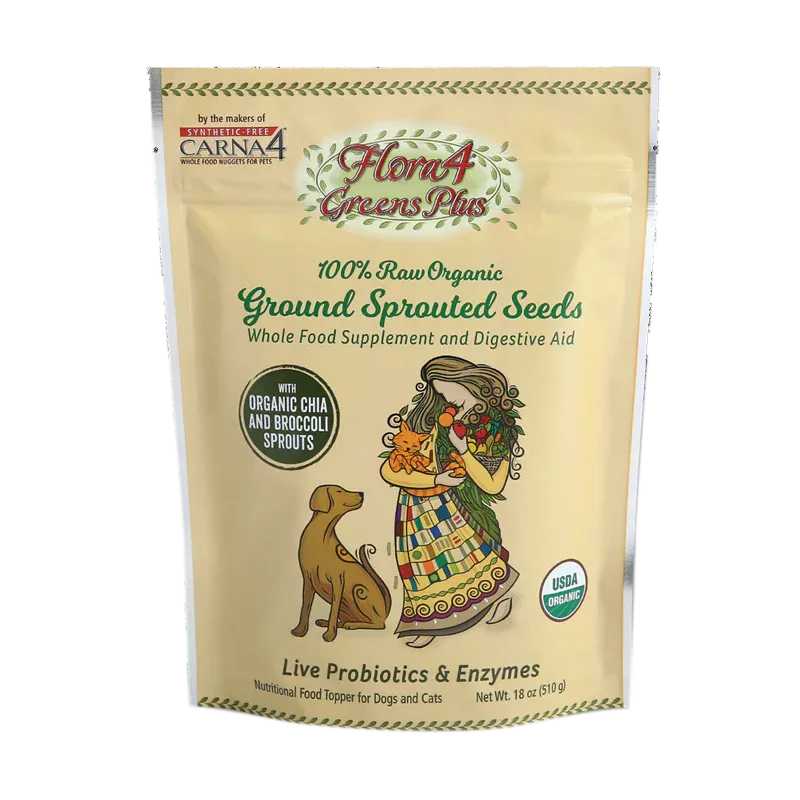 Carna4 - Flora4 Green Plus Sprouted Seed Topper- 18oz
