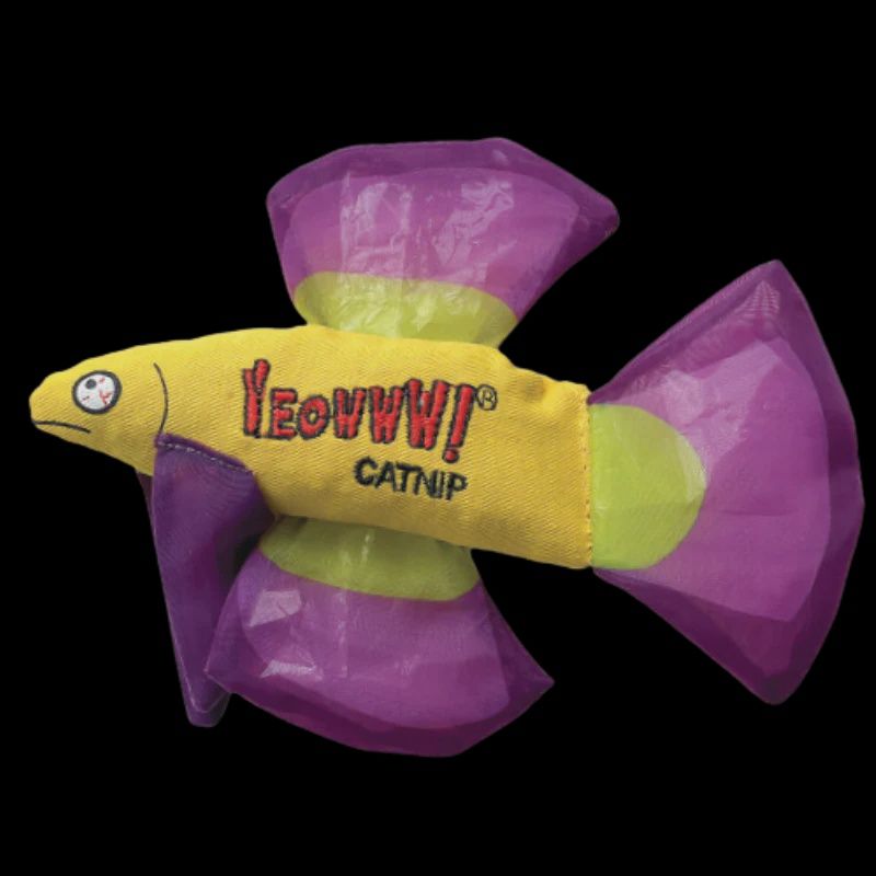 Yeowww! - Catnip - Toy - Mo Betta Fish - Purple