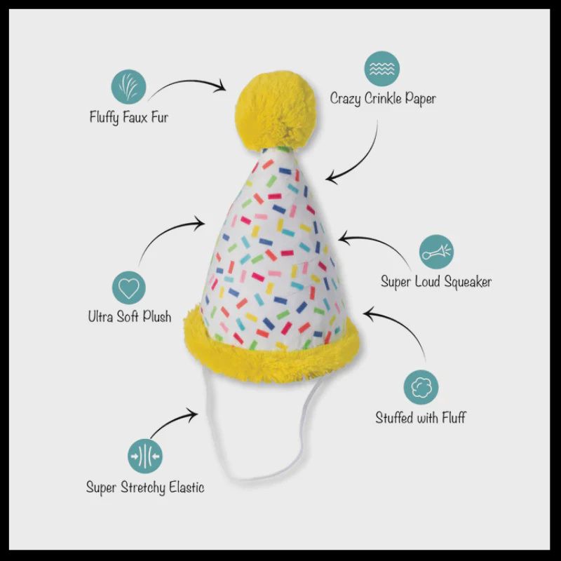 Fringe Studio - Dog Toy Birthday Hat