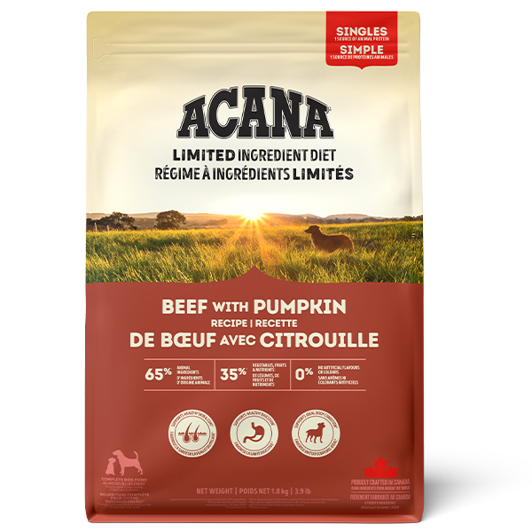 ACANA Dog Singles Beef with Pumpkin 1.8 kg