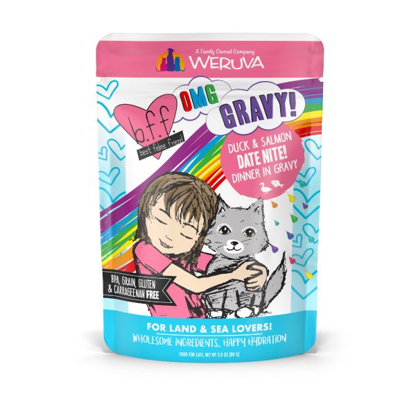 BFF Cat OMG Date Nite Duck &amp; Salmon 12/2.8 oz Case