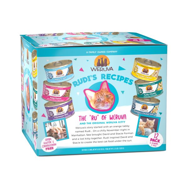 Weruva Cat Rudi's Recipes Variety Pack 12/3 oz Box