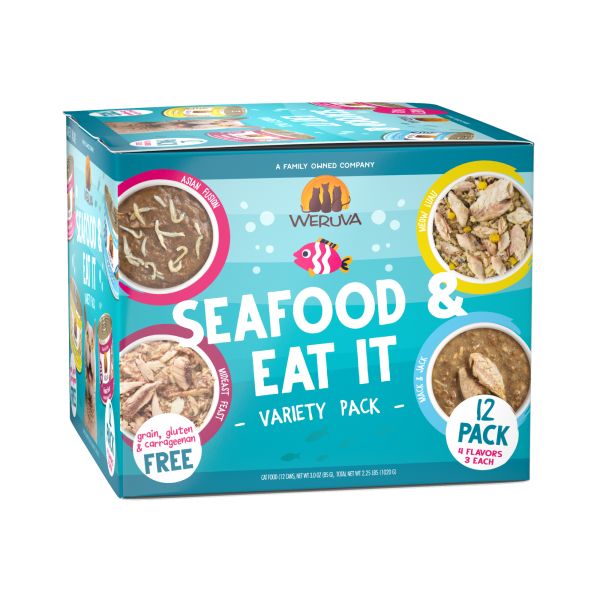 Weruva Cat Seafood and Eat It! Variety Pack 12/3 oz Box