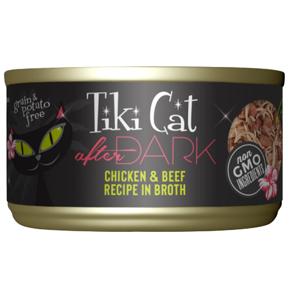 Tiki Cat After Dark GF Chicken &amp; Beef 12/2.8 oz Case