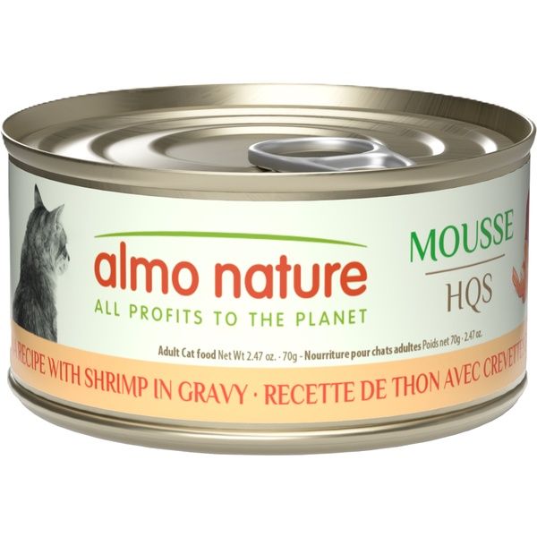 Almo Nature Tuna Pate Shrimp in Gravy Cat 24/70 Gm Case
