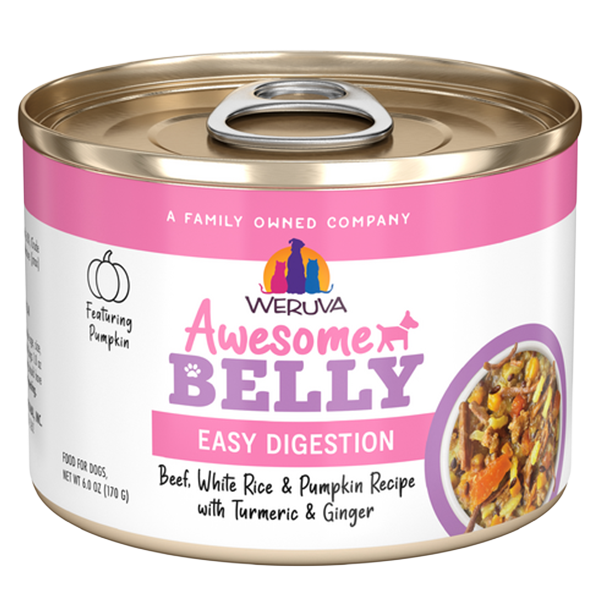 Weruva Dog Awesome Belly Beef and Rice 8/6 oz Case