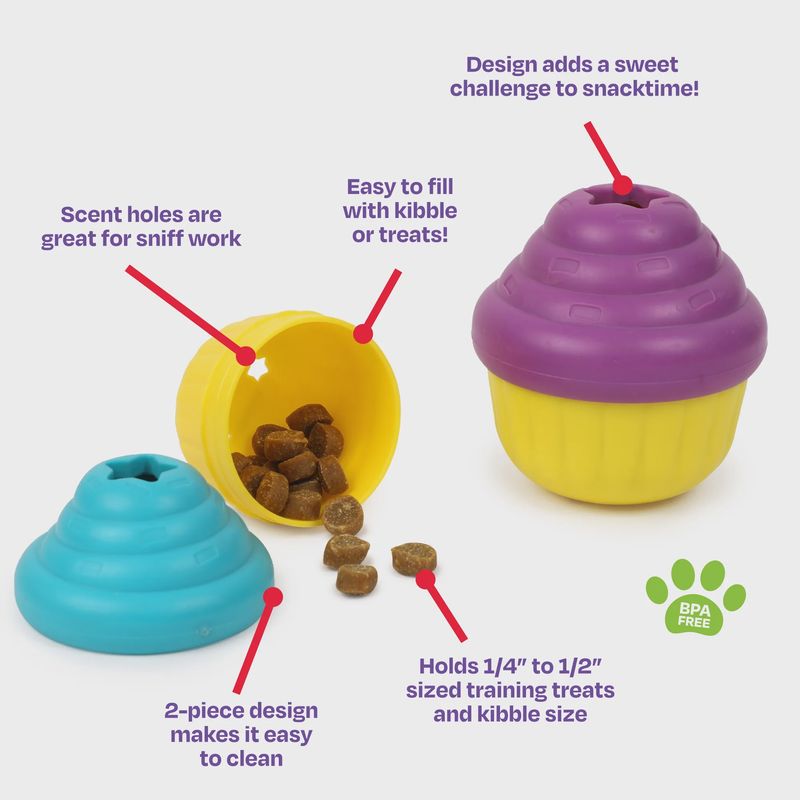 Brightkins Cupcake Treat Dispenser - Small Size