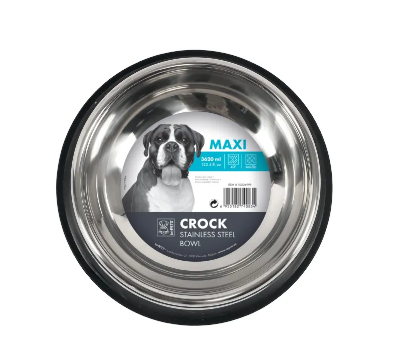 M-Pets CROCK Stainless Steel Bowl 3.62 L