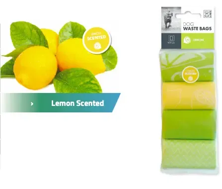 M-Pets Dog Poop Bags - Lemon Scented