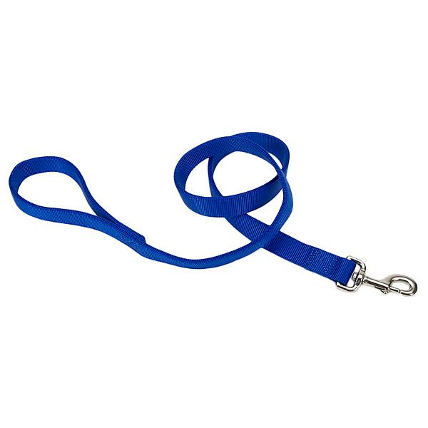 Coastal Pet - Double Nylon Lead Blue 6'x1