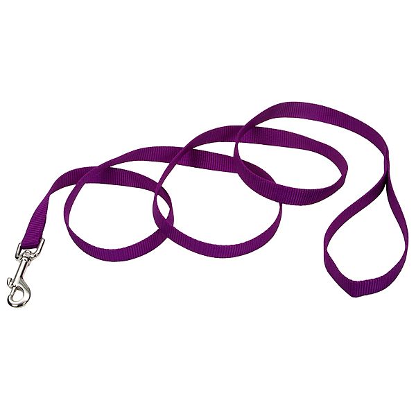 Coastal Pet - Single Nylon Leash Purple 6'x3/4'