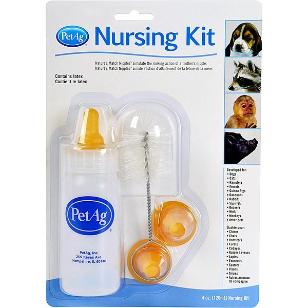 PetAg Nursing Kit &amp; Brush 4 OZ