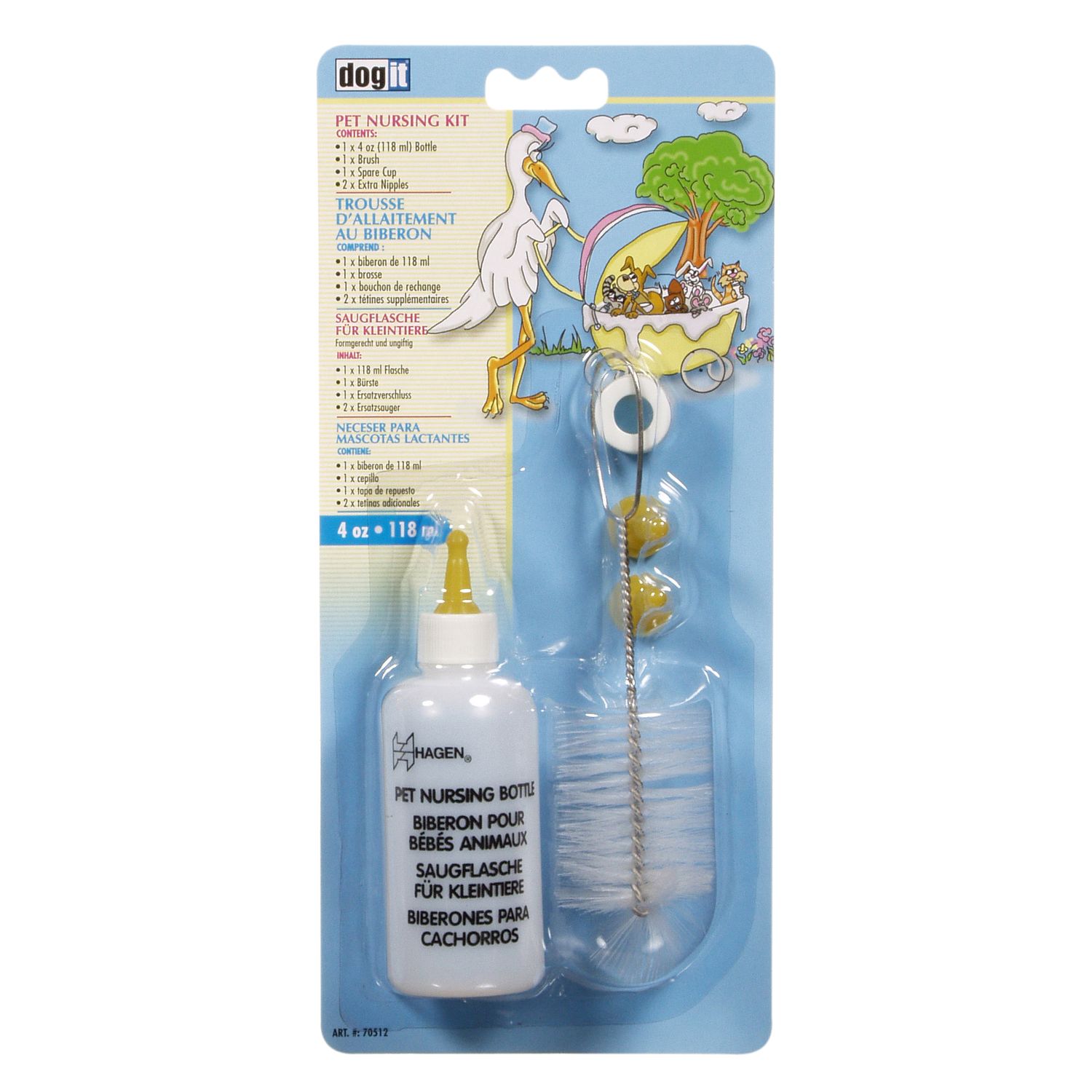 PetAg Nursing Kit &amp; Brush 2OZ